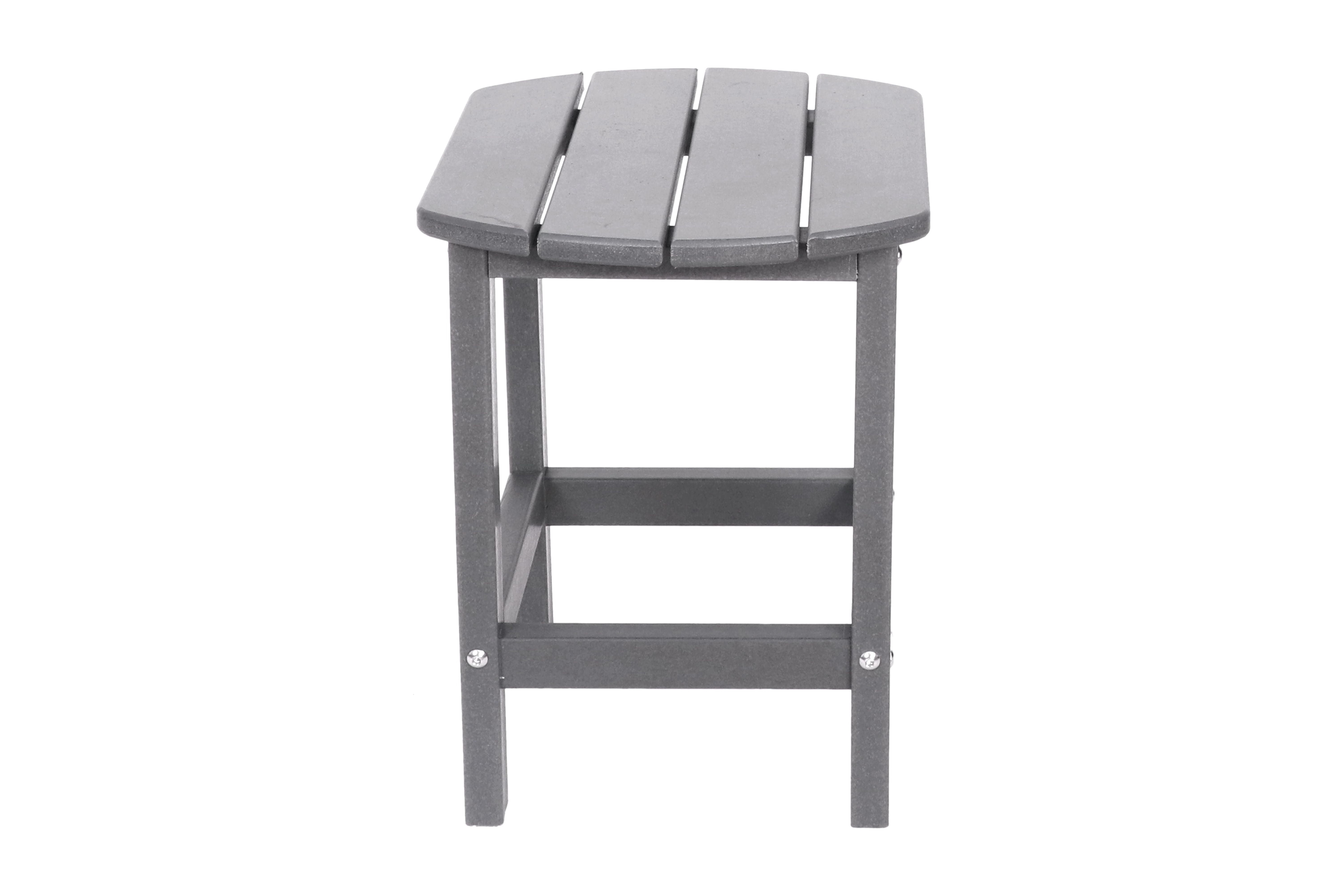 Outdoor Side Table, Patio Side Table, HDPE End Tables for Backyard Pool Porch Garden Lawn