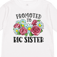 thumbnail image 4 of Inktastic Promoted to Big Sister with Flowers Girls Long Sleeve Toddler T-Shirt, 4 of 5