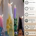 thumbnail image 2 of Candlestock Hippie Drippy Drip Candles - 22 Pack, 2 of 11