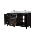 thumbnail image 3 of Wyndham Collection Wcv252560dunsmxx Daria 60" Free Standing Double Vanity Set - Dark Gray, 3 of 7