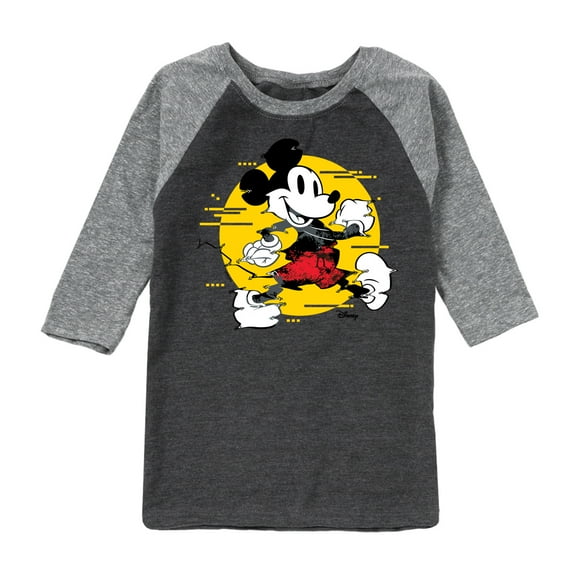 Disney - Mickey & Friends - Spotlight on Mickey - Toddler And Youth Raglan Graphic T-Shirt