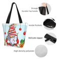 thumbnail image 5 of Ratiio Funny Christmas Gnome Print Shoulder Bag for Women, Polyester Crossbody Purse Lightweight Handbag for Daily Travel and Casual Use, 5 of 6