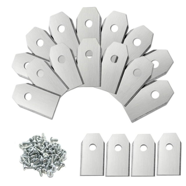 koolsoo Replacement Mower Blade Hardness with Screws for Robotic Mower Accessory 18 Argent