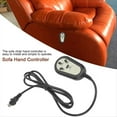 thumbnail image 2 of 12V-24V 5pin Electric Recliner Chair Sofa 4 Button Remote Control Hand Switch Controller for Dual Motor Recliner, 2 of 6