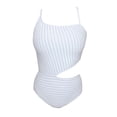 thumbnail image 1 of Traje de Baño Op para Mujer con Corte en Costado Azul Talla CH, 1 of 4