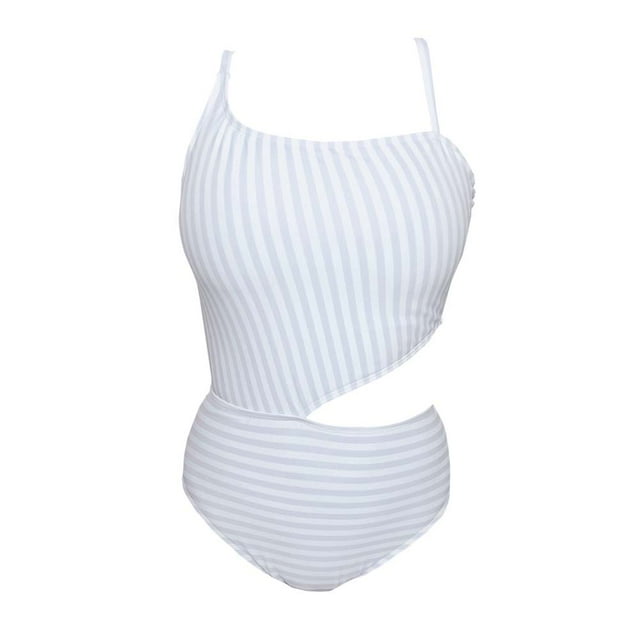 Traje de Baño Op para Mujer con Corte en Costado Azul Talla CH