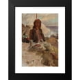 thumbnail image 2 of Jan Ciągliński 14x18 Black Modern Framed Museum Art Print Titled - Tartat - Gurzuf. from the Journey to Crimea (Between 1887 and 1899), 2 of 5