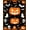 Black Orange, Pattern 18, variant on ODIKA 8'x10' Washable Area Rug Halloween Ghost Pumpkin Bat Skull Welcome Doormat Fiber Door for Dining Room, Large Office, Lounge, Non-Slip Chair-Friendly Mat