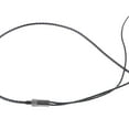 thumbnail image 3 of Material Copper Wire Core Durable Earphone Audio Cable Connector Repair Replacement Headphone Wire Line DIY Black and Gray, 3 of 7