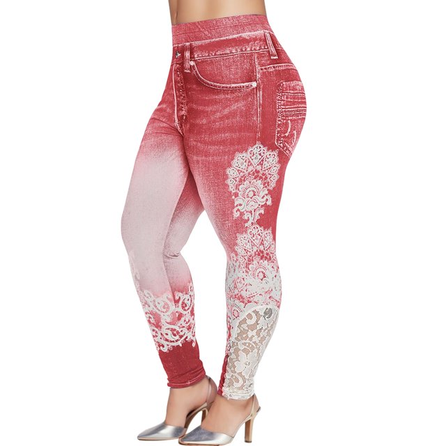 Gibobby Leggings Afelpados Para Mujer Mujeres Impreso Yoga Fitness Leggings Correr Gimnasio Estiramiento paraportes Pantalones Pantalones(Rosa, XXL)