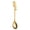 gold, variant on Hecteas Creative Parrot Shaped Stainless Steel Spoon – Animal Design Coffee Stirring Tea Spoon, Long Handle Dessert Spoon for Ice Cream Yogurt, Unique Kitchen Art Silverware Gift for Bird Lovers