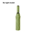 thumbnail image 3 of Paraguas plegable inverso Advancent automático con linterna LED 10 varillas a prueba de viento impermeable Verde, 3 of 6