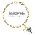 thumbnail image 2 of Delight Jewelry Silver-tone Caduceus - LPN - Gold-tone Clip on Charm with Mini Year 2025, 2 of 4
