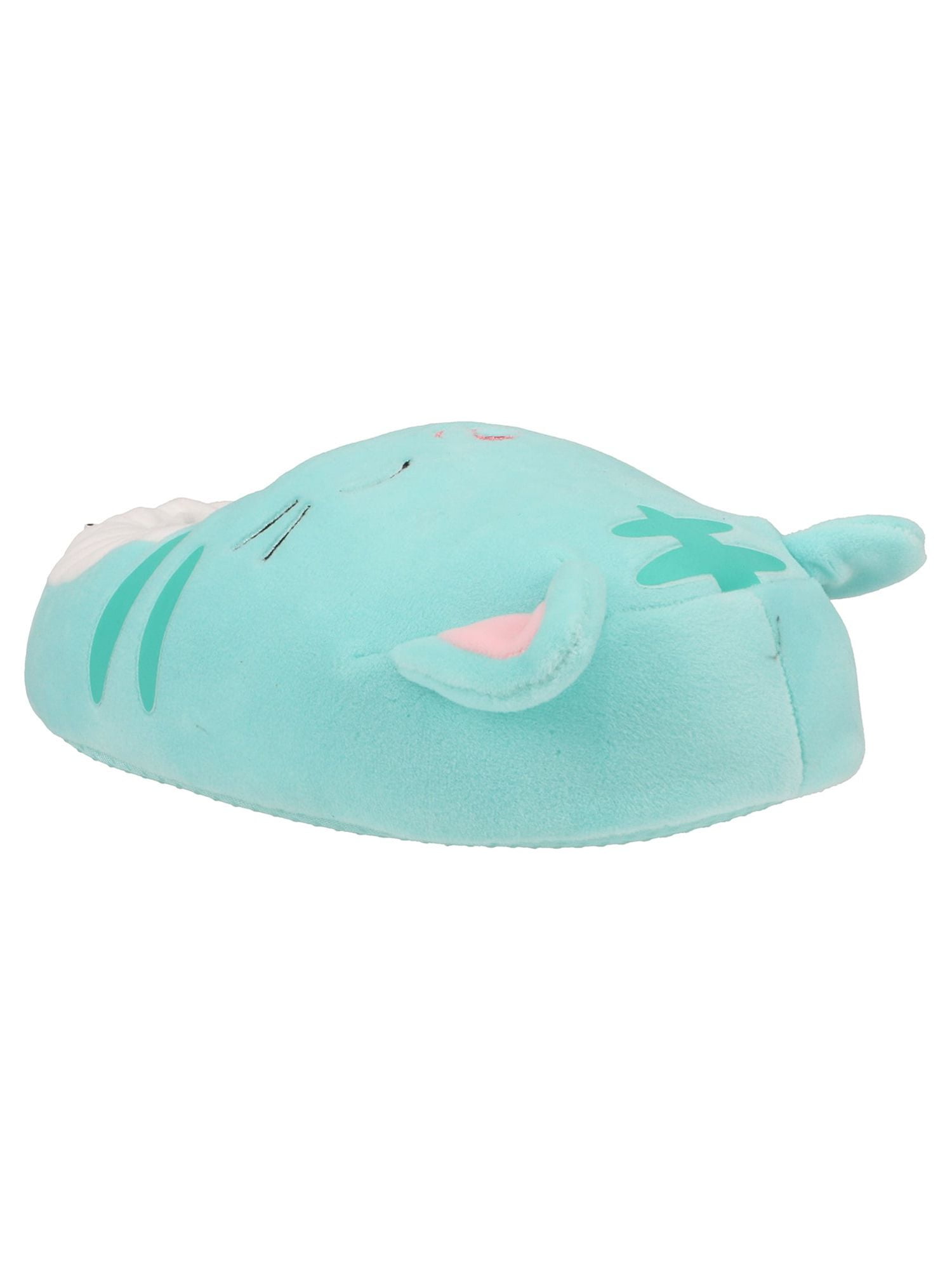 Squishmallows Kids Teal Cat Slipper