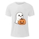 thumbnail image 4 of Blusas y camisas de manga corta y cuello redondo para hombre. Blusas/camisetas de manga corta con cuello redondo y estampado de Halloween para hombre. Blusa para hombre., 4 of 5