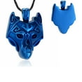 thumbnail image 2 of Viking Wolf Head Urn Necklace for Ashes for Men Cremation Jewelry Keepsake Urn Jewelry for Human Ashes/Pet Ashes, 2 of 4
