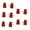 Red, variant on LICEWO 10 Pieces Bear Pendants Acrylic Beads Jewelry Making Accessories DIY Necklace Bracelet Supplies Acrylic Material for DIY