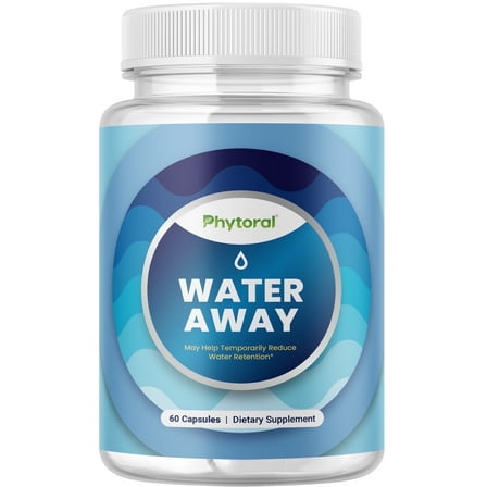 Natural Water Away Dietary Supplement 60 Capsules