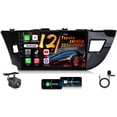 thumbnail image 1 of Radio estéreo para automóvil para Toyota Corolla 2014-2016: Actualización 5G-WiFi Unidad principal con pantalla táctil de 10.1" 1280 * 800 - Carplay inalámbrico Android Auto Bluetooth GPS RDS EQ HiFi, 1 of 5