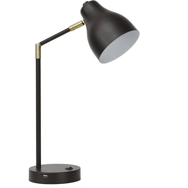 Better Homes Gardens Linear Led Desk Lamp Black Walmart Com