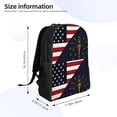 thumbnail image 3 of Travel Backpack For Women/Men America Indiana Flag Carry On Backpack With Laptop Compartment Travel Backpack, 3 of 7
