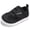BLACK WHITE, variant on STQ KIDS Toddler Shoes Wide Toe Box Barefoot Shoe Lightweight Kids Walking Sneakers Non-Slip Zero Drop Running Tennis Gym Sneaker Breathable Black White Toddler Size 8