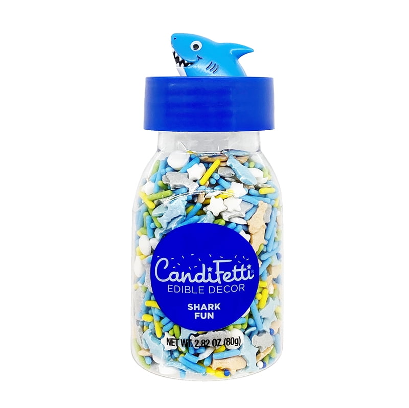 CandiFetti My Favorite Candy Shark Sprinkle, 2.82 oz