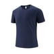 thumbnail image 1 of pstuiky camisetas de hombre, Camisa casual para hombre, de moda, deportiva, para correr, de color liso, de manga corta, con solapa. camisas casuales para hombre xxxxl, 1 of 9