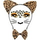thumbnail image 1 of wonima44 Cheetah Ears Headband Set - Cheetah Print Bow Tie - Leopard Face Stickers for Halloween Headband - Leopard Ears Halloween Headbands for Women, 1 of 1