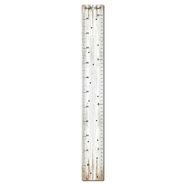Tabla de Crecimiento de Madera, Diseño Elegante, Calidez Natural, Fácil Instalación, Decoración Multifuncional, Ideal para Habitación de Niños, Sala de Estar y Pasillo, Juego de 4 Piezas.