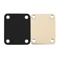 thumbnail image 3 of Gold Neck Plate with 4 Screws Replacement Part for Strat Electric Guitar, 3 of 5