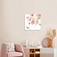 thumbnail image 3 of Bubble Pink Wall Art Pictures Wall Decor for Bedroom Watercolor Wall Decorations Bathroom Wall Decor Canvas Prints Pictures for Wall 14"x 14", 3 of 6