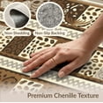 thumbnail image 6 of ODIKA Patchwork Spotted Geometric Interlocking Stripe Motifs Round for Home Office, Gaming Room, Under Desk, Non-Slip Chair-Friendly, 6 of 7
