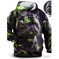 thumbnail image 5 of Sudadera con capucha vintage de tigre para hombre, camisetas con estampado 3D, sudadera con capucha de manga larga con gráficos de tigre y animales a la moda, camisetas de gran tamaño para hombre, 5 of 5
