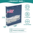 thumbnail image 5 of 3 Ring Binder 1.5 inch Round Rings with Interior Pockets Binders Organizer Office School 1Pack Moon Landing, 5 of 10