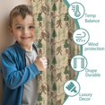 thumbnail image 3 of Blackout Kids Curtains,Beige Bigfoot and Forest Pattern Childrens Insulated Curtains Set Of 2,Bedroom Essentials,Toddler Room Decor 42x84in(106x213cm), 3 of 5