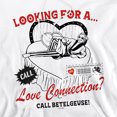 thumbnail image 2 of Beetlejuice Beetlejuice Love Beetlejuice Adult Pull-Over Hoodie, White, Medium, 2 of 4