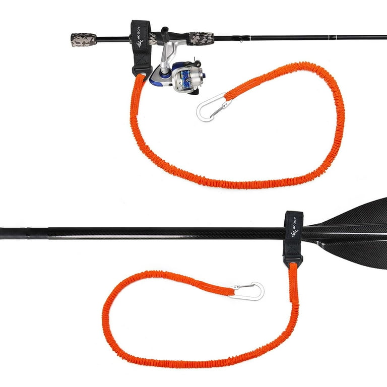 Fishing Pole Tether, Leash, Paddle Board Fishing Accessories, Heavy 2pcs