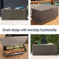 thumbnail image 4 of Rubbermaid Deck Box with Seat - X-Large, 4 of 5