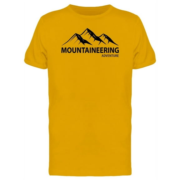 Mountaineering Adventure Logo T-Shirt Men -Image by Shutterstock, Male x-Large
