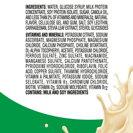 BOOST High Protein Nutritional Drink, Very Vanilla, 20 g Protein, 6 - 8 fl oz Bottles