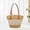 Khaki, variant on Straw Woven Shoulder Bag Handmade Beach Tote Purse for Women Summer Travel Daily Use Lightweight Durable Fashion Accessory