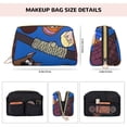 thumbnail image 3 of Lsque Scooby-Doo Pattern Genuine Leather Makeup Bag Cosmetic Pouch Travel Organizer Toiletry Clutch Large Capacity Travel Cosmetic Bag, 3 of 6