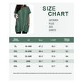thumbnail image 7 of TIYOMI Plus Size Tops for Women 3X Summer Short Sleeve Knitting Tops Crewneck Tunic Pocket Deep Green Shirts Pullover Solid Casual T-Shirt Loose Fit Summer Tee 3XL 22W 24W, 7 of 7