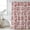 Red, variant on Blue Floral Waterproof Shower Curtain, Stall 36"x72" Washable Polyester Fabric Shower Curtains for Bathroom, Farmhouse Vintage Flower Leaf Botanical Decorative Bathtub Curtain Sets with Hooks