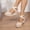 Beige, variant on Women's Espadrille Wedge Sandals, Closed Toe Ankle Strap Platform Heels, Comfortable Casual Footwear for Summer, Daily Wear Black 43