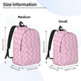 thumbnail image 3 of Bixox Breast Cancer Awareness5 Printing Canvas Backpack Lightweight Casual Travel Backpack School Backpack Fits 15.6 Inch Notebook, 3 of 5
