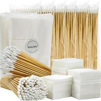 Gun Cleaning Supplies – Gun Cleaning Patches & 6" Cotton Swabs, Lint-Free Cleaning Cloth for Most Caliber Firearms