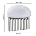 thumbnail image 3 of Ikohbadg Crinkle Cutter Garnishing Knife for Dough, French Fry Potato Cutter Stainless Steel Zig Zag Gadget Waves Chopper Knife, Crinkle Cutter for Veggies Chip Blade Cooking Tools, White, 3 of 9