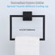 thumbnail image 4 of Toallero cuadrado de aro (negro) Toallero de baño Perchero Accesorios de baño Hotel contemporáneo Estilo cuadrado Montado en la pared Acero inoxidable Sus 304 pulido, 4 of 5